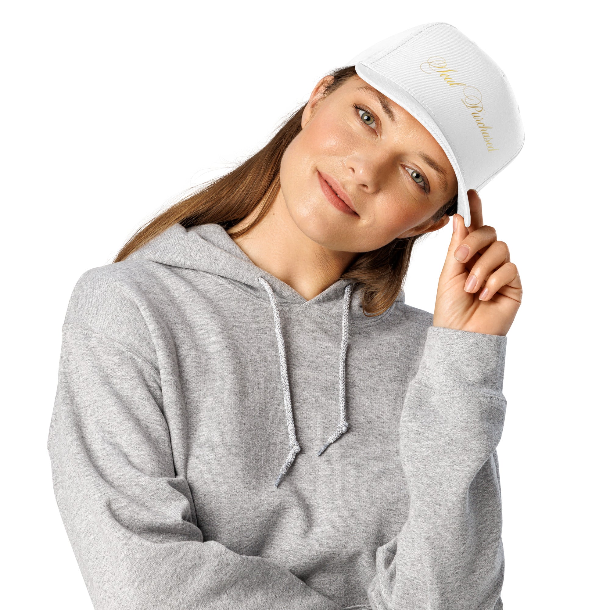 Soul PurchasedTM- White Baseball Cap