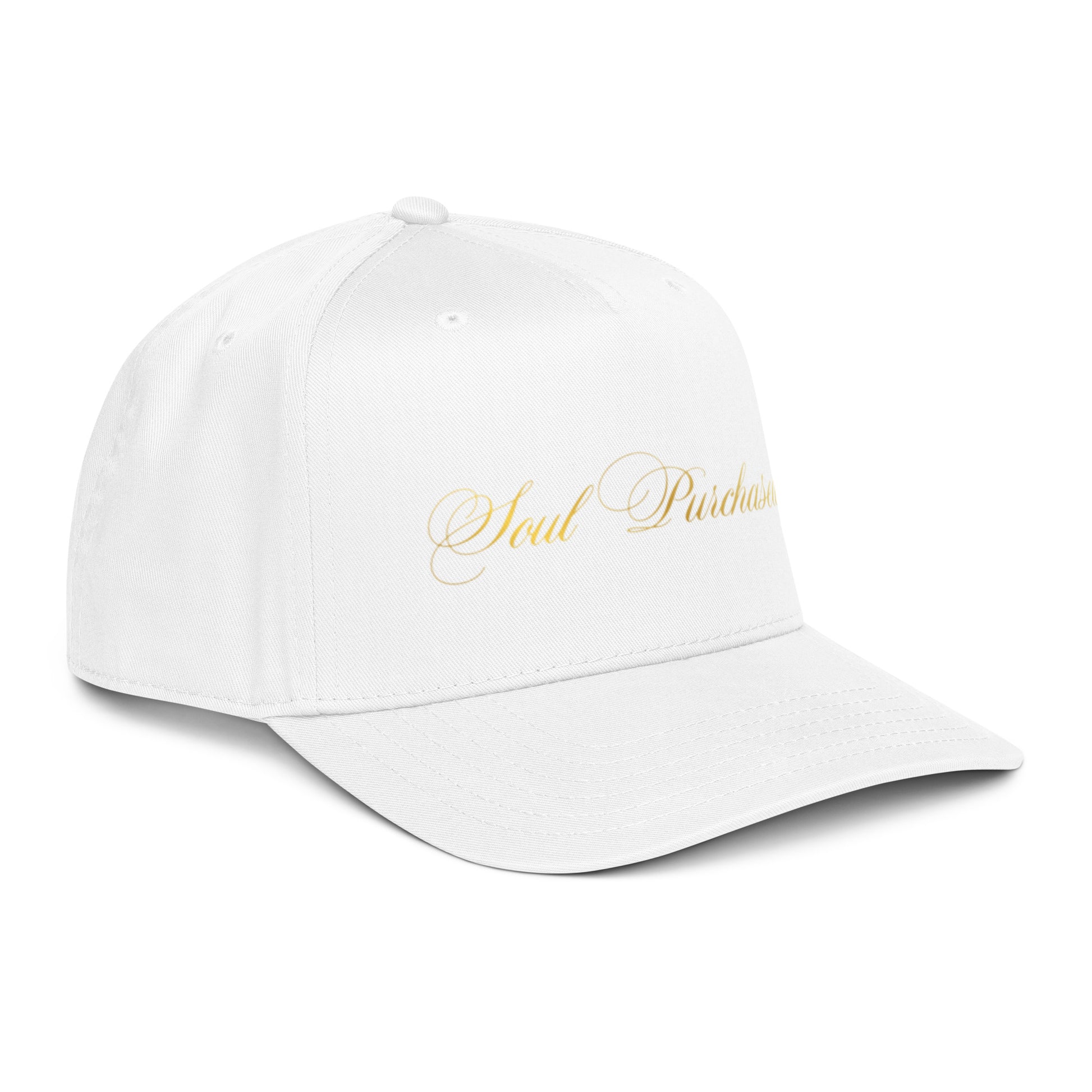 Soul PurchasedTM- White Baseball Cap