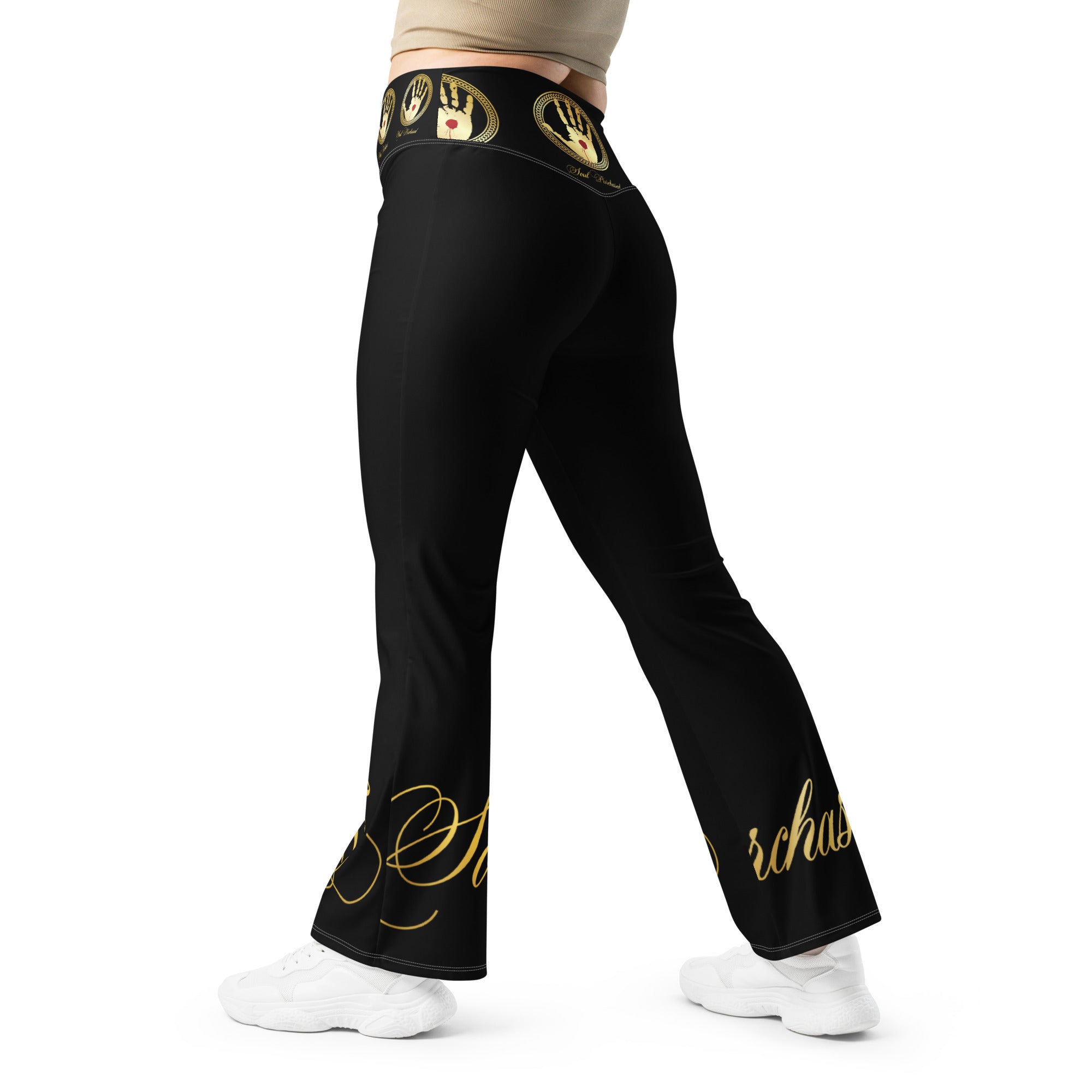 SoulPurchasedTM Flare leggings confident style