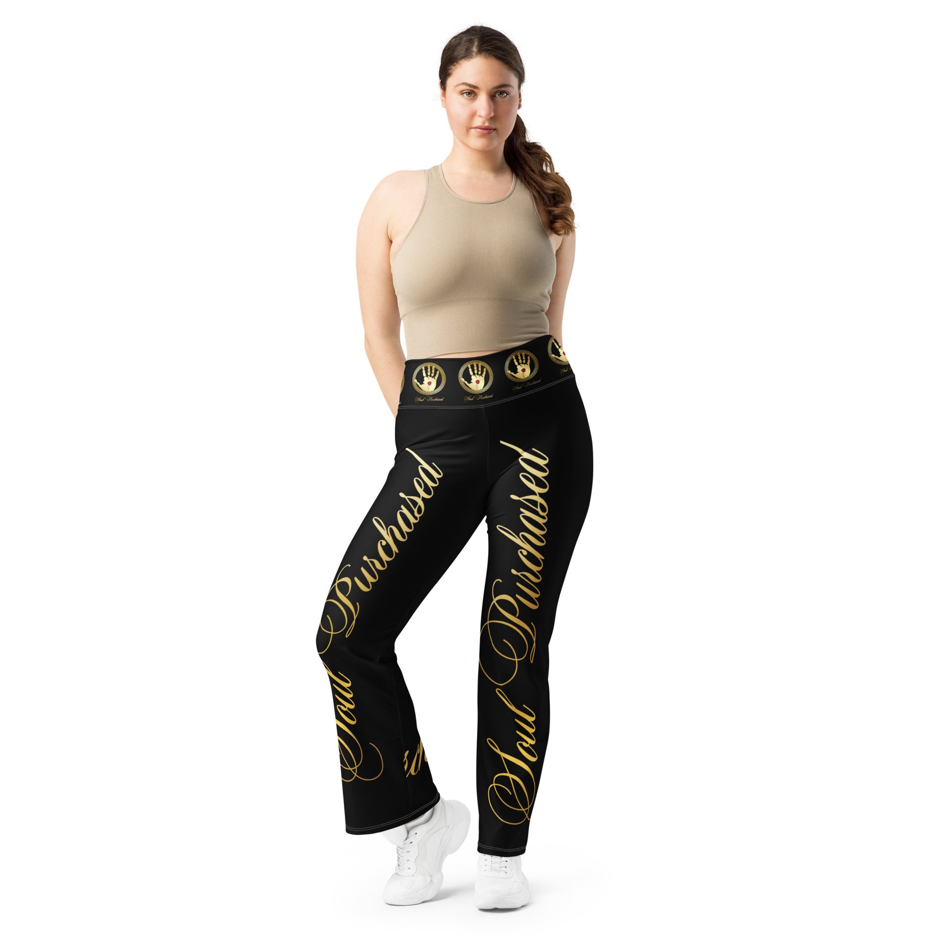 SoulPurchasedTM Flare leggings confident style
