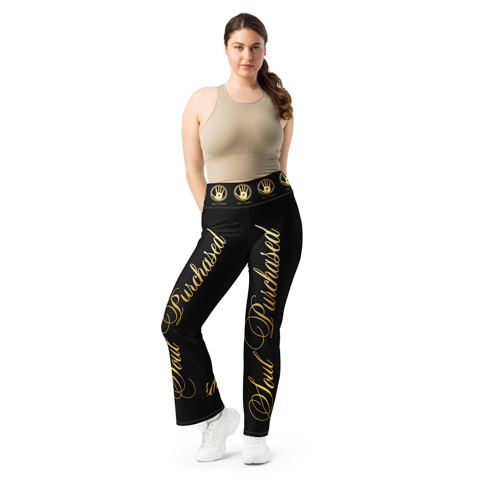 SoulPurchasedTM Flare leggings confident style