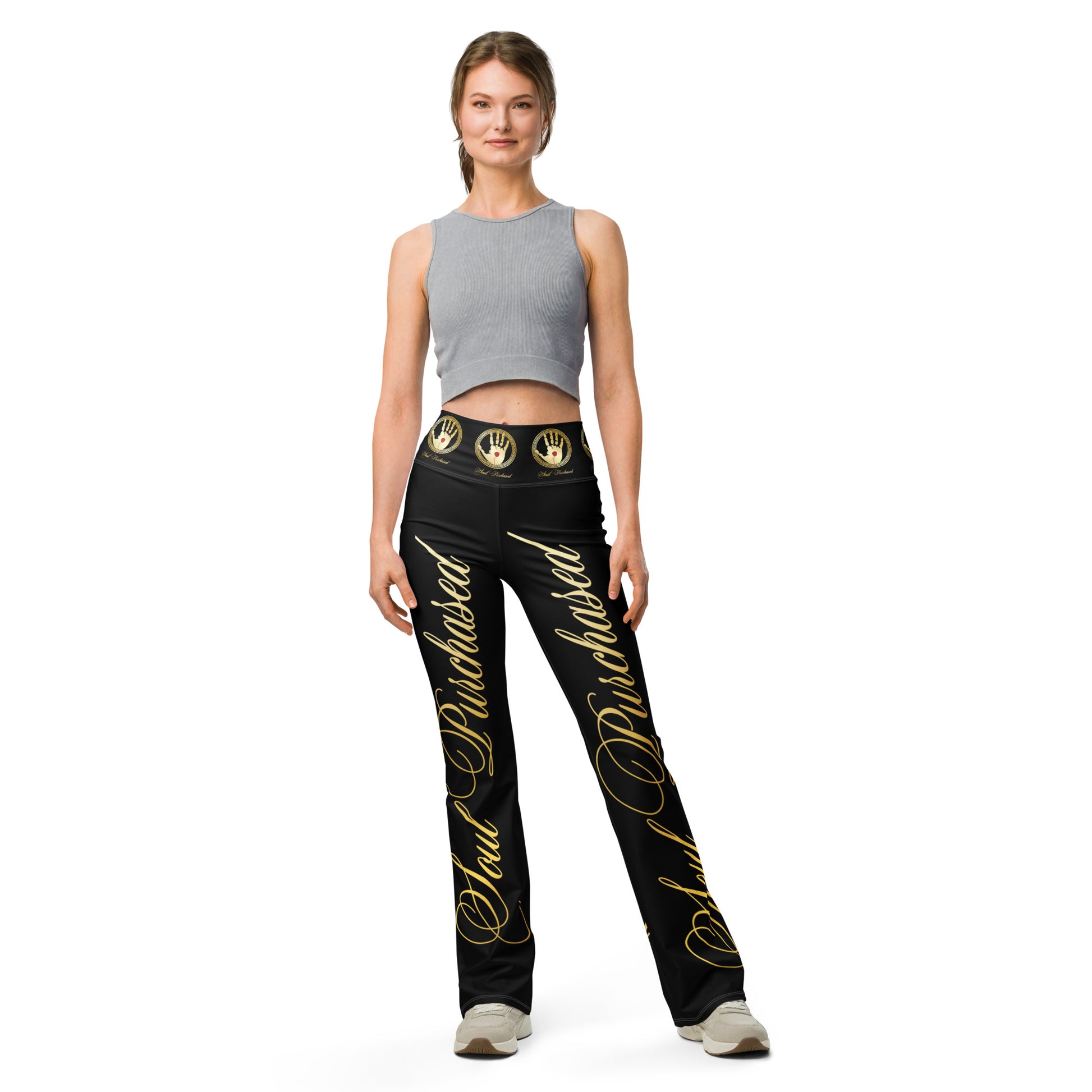 SoulPurchasedTM Flare leggings confident style