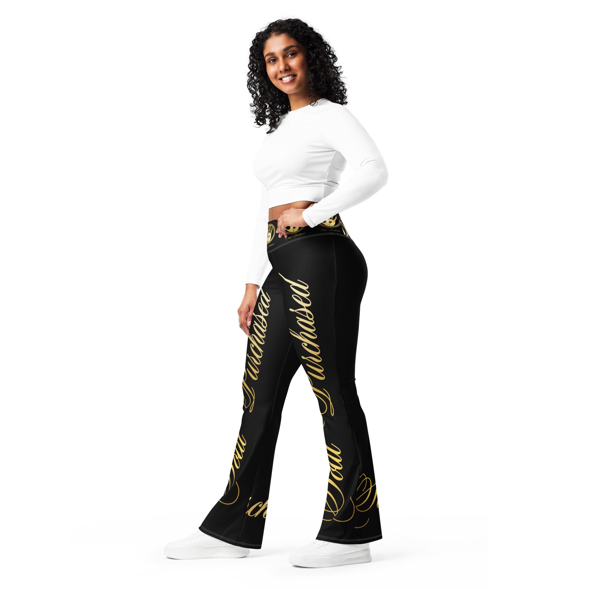 SoulPurchasedTM Flare leggings confident style