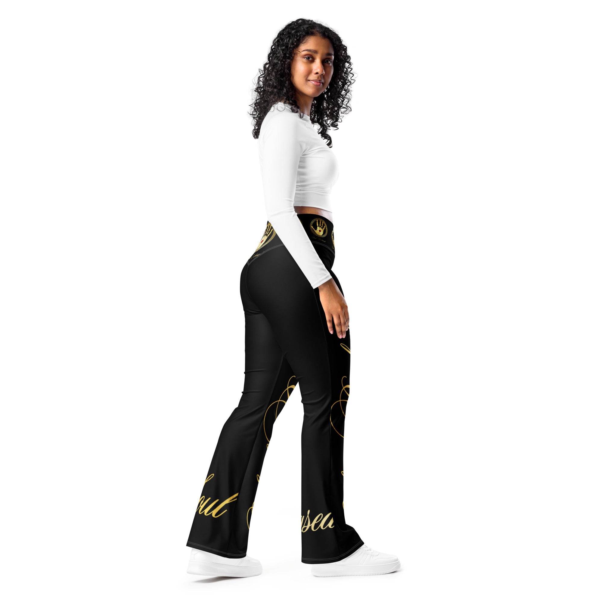 SoulPurchasedTM Flare leggings confident style