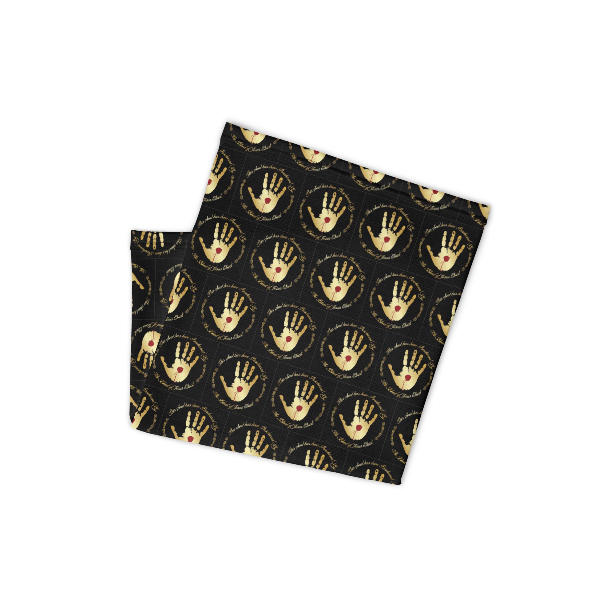 Soul Purchased Neck Gaiter Jesus Christ Nail