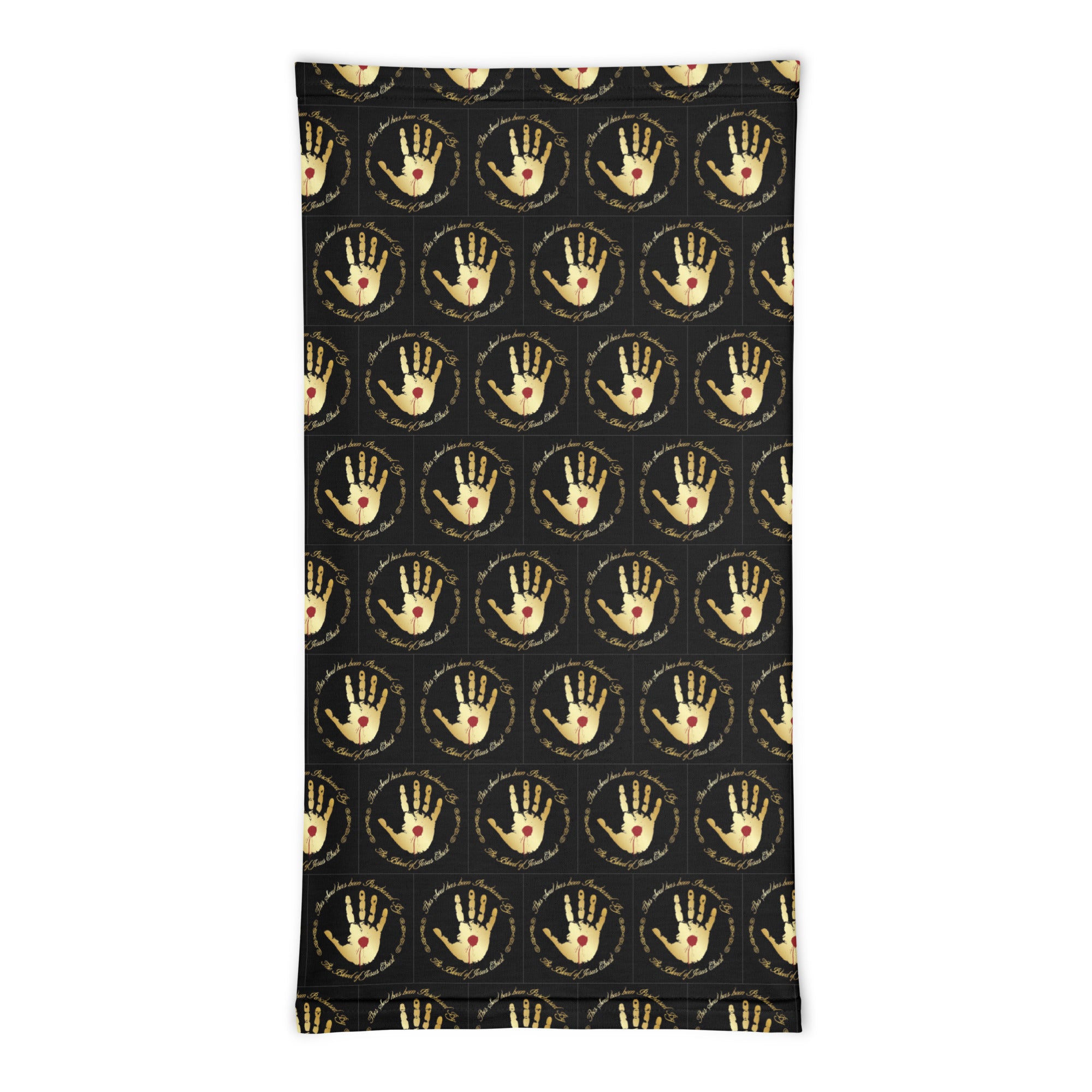 Soul Purchased Neck Gaiter Jesus Christ Nail