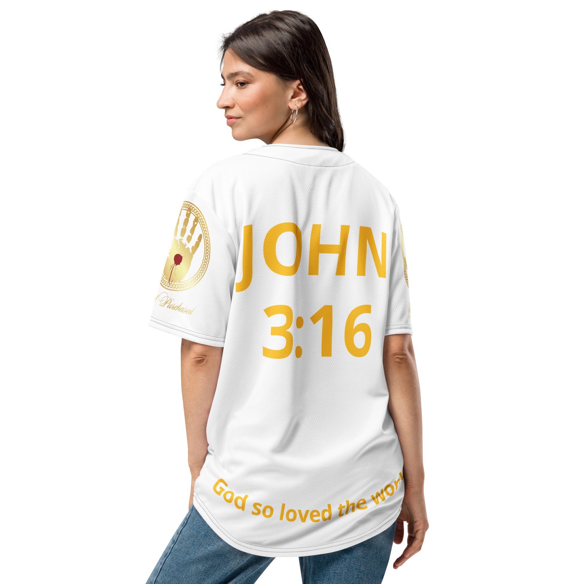 Soul Purchased TM Faith Athletic Baseball Jersey-