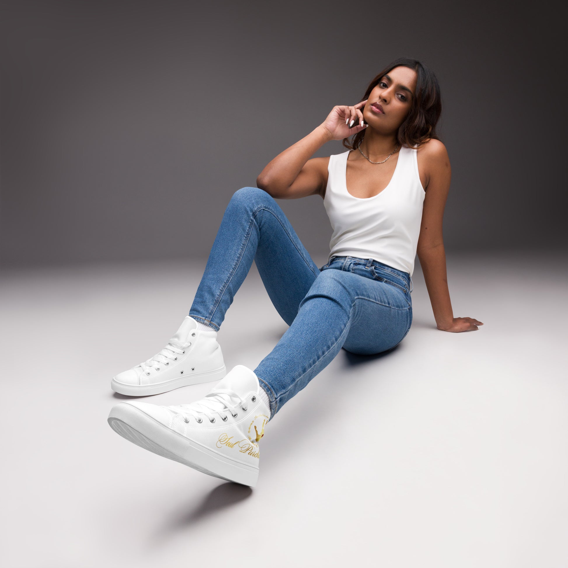 Soul PurchasedTM- Women's White Athletic Shoe